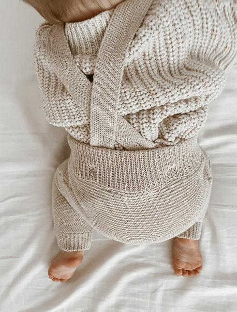 OAT / Natural Knit Suspenders (12-18y,2-3y)